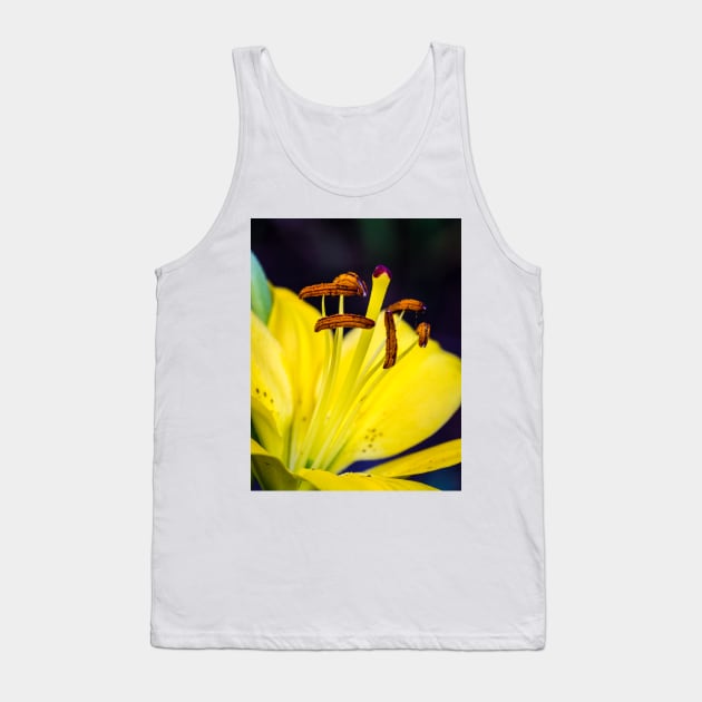 Close-up of Garden Lily 15 Tank Top by Robert Alsop